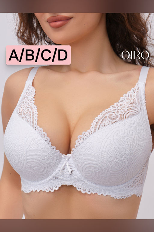 Бюстгальтер кружевной OIRO с пуш-ап ALICE 1032
