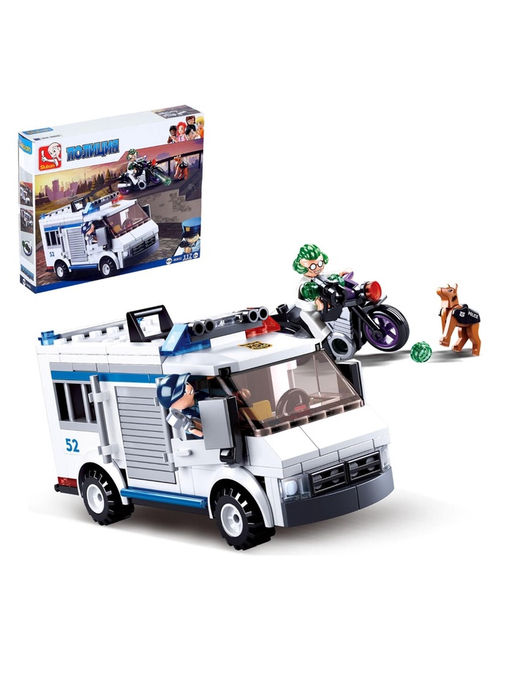 Конструктор «Полиция: Погоня», 117 деталей