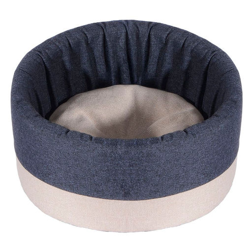 ВИА Лежак круглый, с подушкой, бежевый, 38*38*21см 95008беж 99ред99 95008беж 95008беж