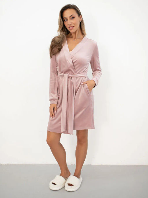 Халат женский Кэт Розовый