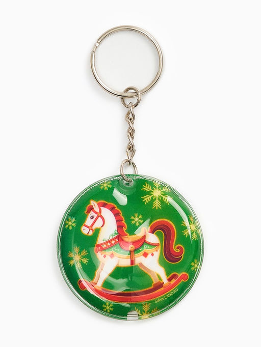 Брелок новогодний с фонариком Сказки в новом году, 5?5 см