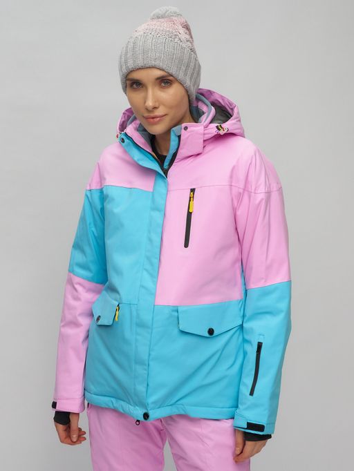 Горнолыжный костюм женский фиолетового цвета 02302F - Chunmai фото 14