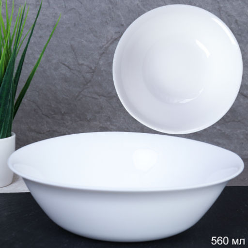 Тарелка глубокая суповая 560 мл 165 мм Дэй / YGW-65XN (white) /уп 6/48/ - Галеонтрейд фото 2