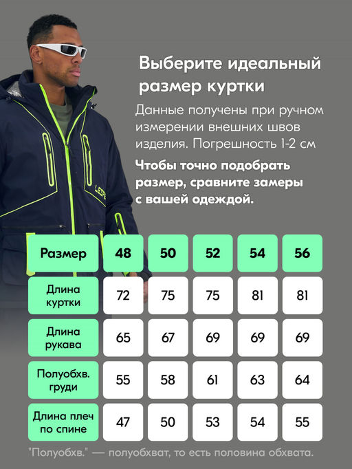 Горнолыжный костюм мужской зимний темно-синего цвета 394TS - Leifensh фото 5