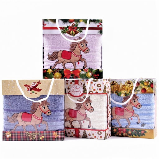 Полотенце микрофибра в коробке 50*90