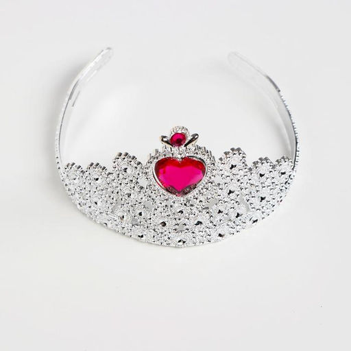 Цена за 2 шт. Корона на голову для девочки «Сердце», МИКС