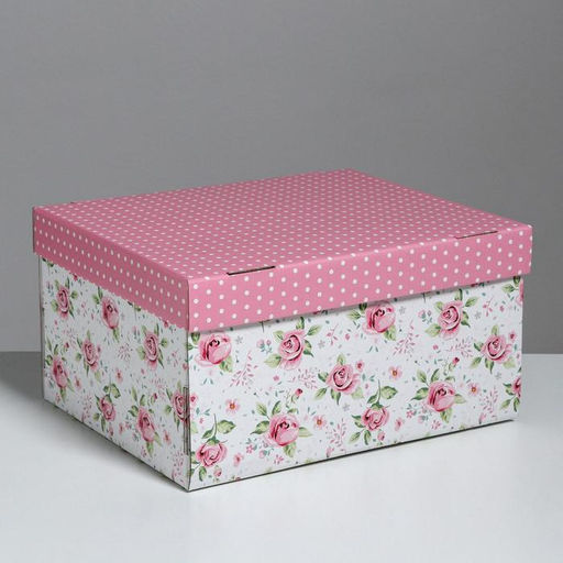 Коробка подарочная складная, упаковка, «Воспоминания о чудесном», 31×25.5×16 см