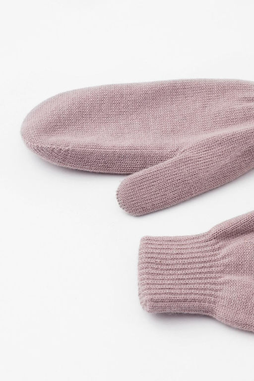 Варежки Very Neat ЕВ 10002/24ш пудровые из шерсти и акрила фото 2