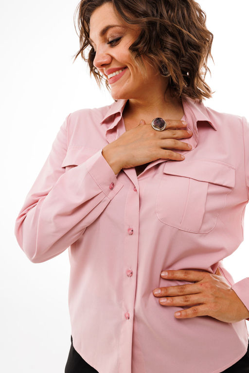 Рубашка ANELLI 812 розовый фото 2