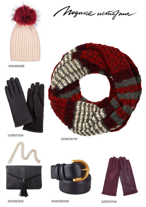 Перчатки женские черного цвета