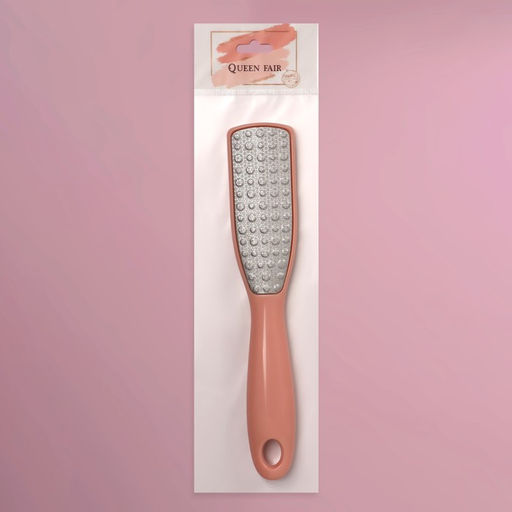 Тёрка для ног, трапеция, лазерная, двусторонняя, 24,5 см, цвет розовый - Queen fair фото 6