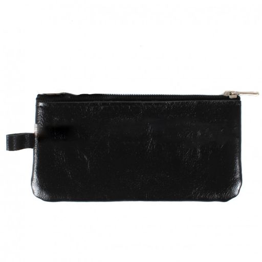 Футляр для ключей Croco-кл-500 (на молнии) натуральная кожа черный матовый (3) 209456