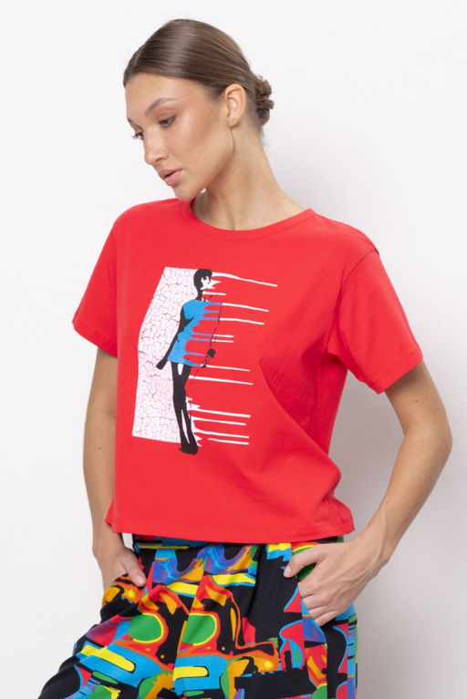 ФУТБОЛКА ЖЕНСКАЯ арт. 5702W-20247.1H-525.1206 - Almando melado фото 6