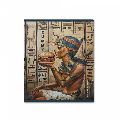 Цена за 5 шт. Тетрадь общая ученическая ErichKrause Newgypt, 48 листов, клетка, матовая ламинация+выборочный УФ-лак_MIX-PACK фото 3