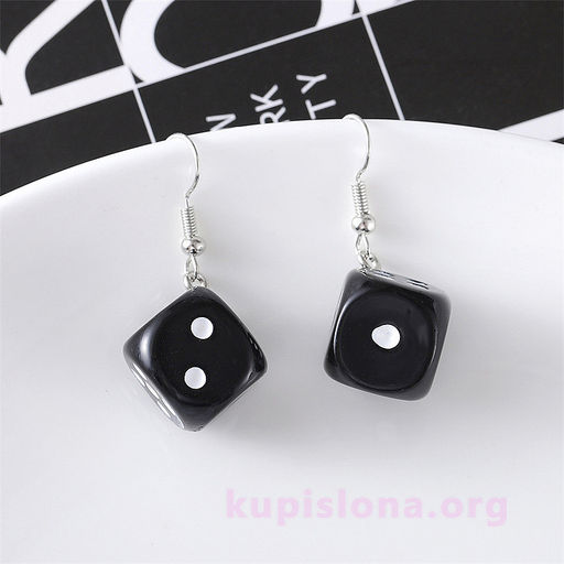 Серьги Game dice - Купи слона фото 2