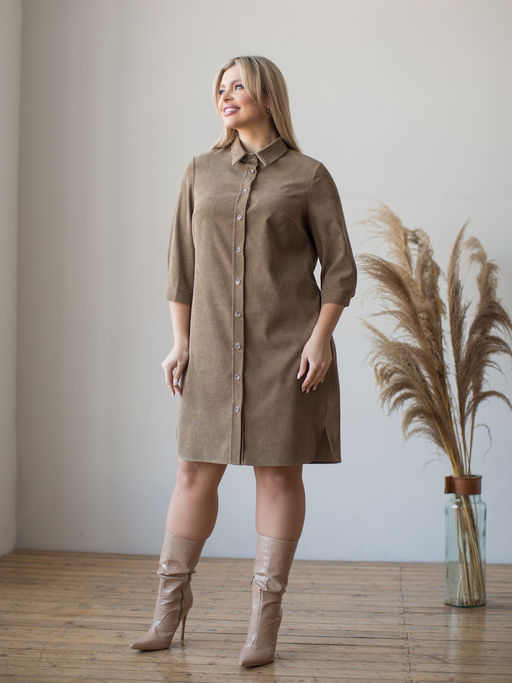 Платье 1385 песочный - Novita фото 7