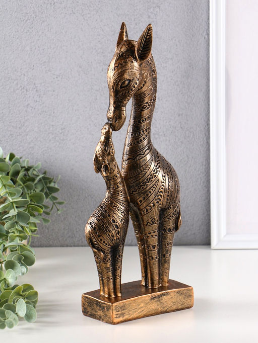 Фигура полистоун «Лошадиная нежность», 33×12×6 см