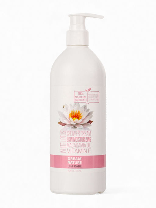 Подарочный набор женский DREAM NATURE SPA CARE лотос + густые и сильные волосы:  гель для душа и шам