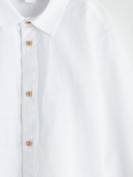 Basic Uzun Kollu Erkek ?ocuk G?mlek