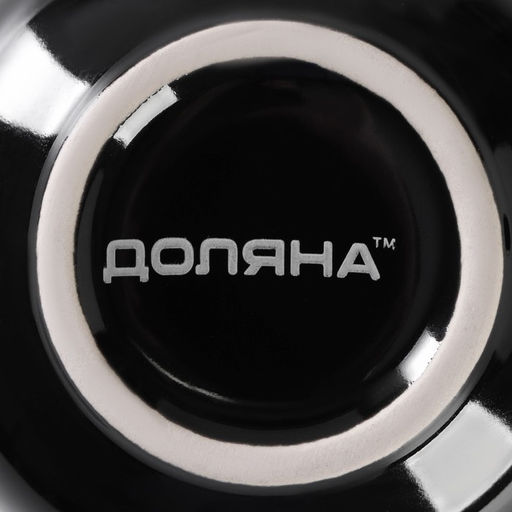 Кружка Доляна Coffee break, 380 мл, керамика, чёрная