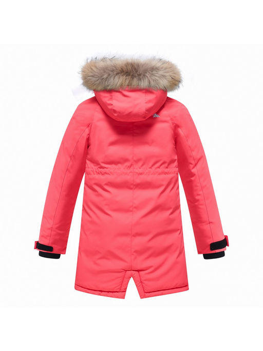 Парка зимняя подростковая для девочки светло-розового цвета 9342Sz - Valianly фото 3