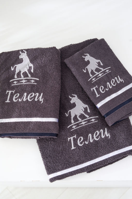 14418/10 Знаки зодиака полотенце махровое плотность 350гр