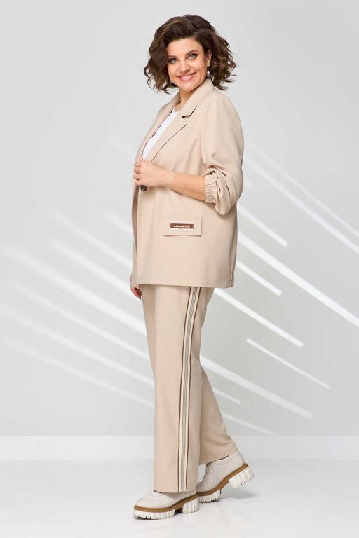 Костюм Асолия 1422 бежевый  фото 9