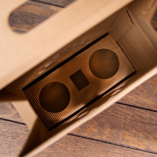 Подарочная коробка под бутылки Сумка с ёлкой, бурая, сборная, 24 х 13.5 х 40 см - Simaland фото 2