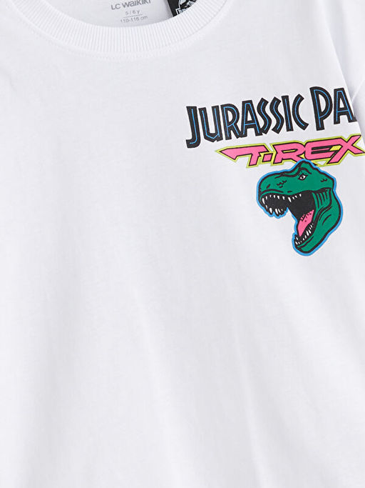 Dinozor Bask?l? Erkek ?ocuk Ti??rt