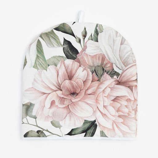 Грелка на чайник Этель Пионы 28х28см, 100% хл., 190г/м2  фото 2