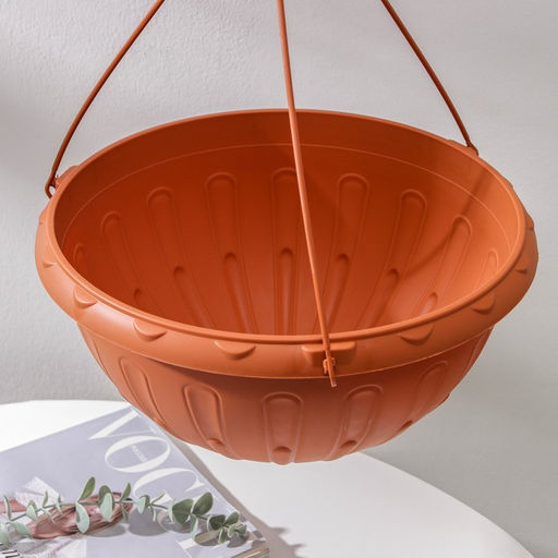 Кашпо для цветов подвесное «Джулия», 8 л, коричневое