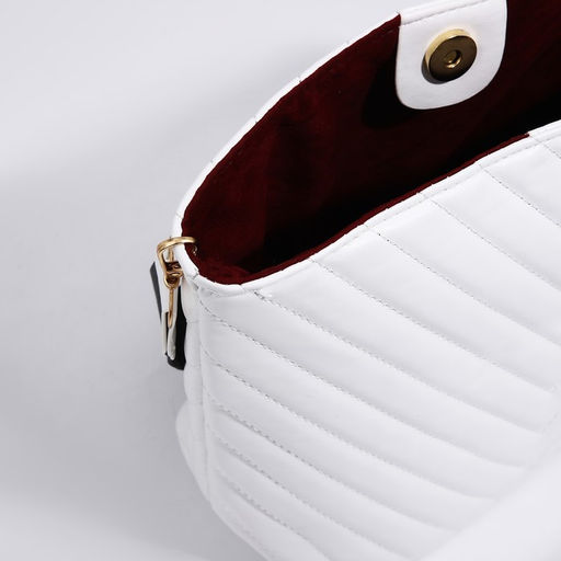 Сумка кросс-боди на молнии, цвет белый - Simaland фото 5