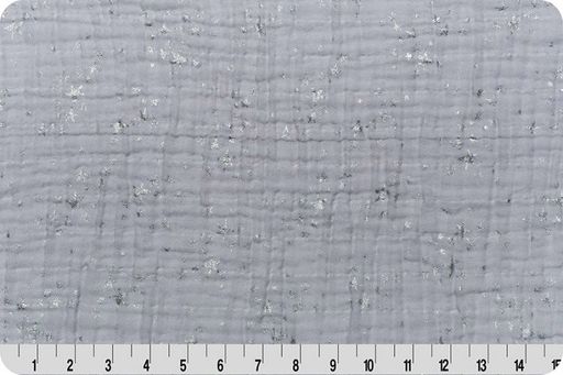 Ткань PEPPY Ткань муслиновая ФАСОВКА EMBRACE METALLIC 100% хлопок 100 х 125 см 2 см Shannon Fabrics