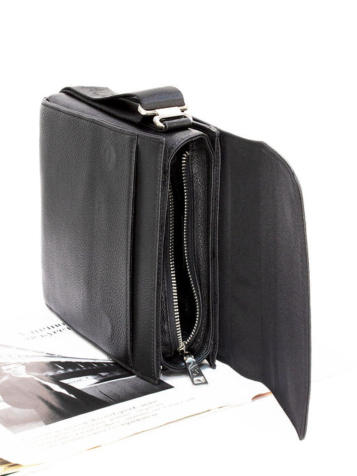 LACCOMA сумка 407-126-черный натуральная кожа