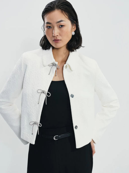 Жакет из хлопка с бантами / Zarina