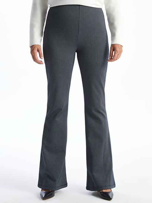 Beli Lastikli D?z ?spanyol Pa?a Kad?n Pantolon