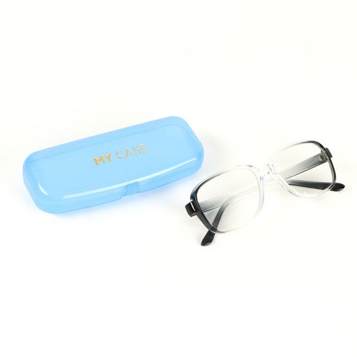 Футляр для очков My case, голубой, 15,5 х 5,2 х 3,5 см