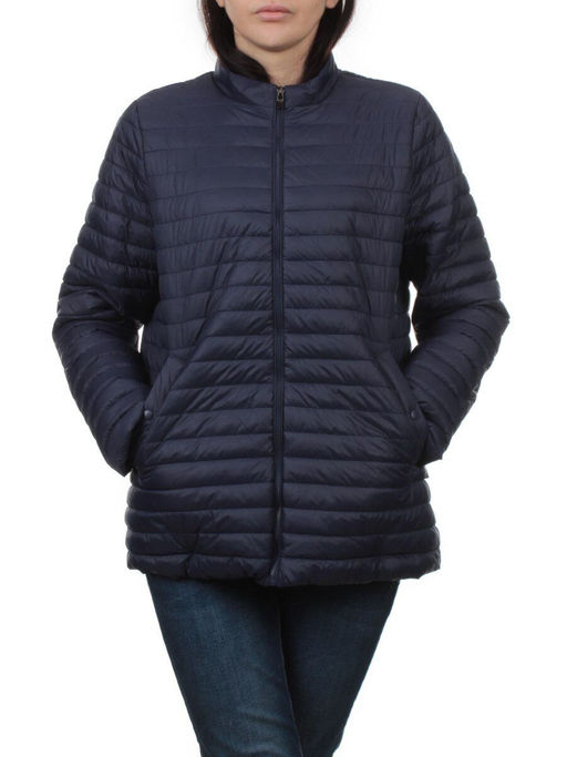 K-622 DK. BLUE Куртка демисезонная стеганая женская (70 гр. холлофайбер) - Fashion фото 3