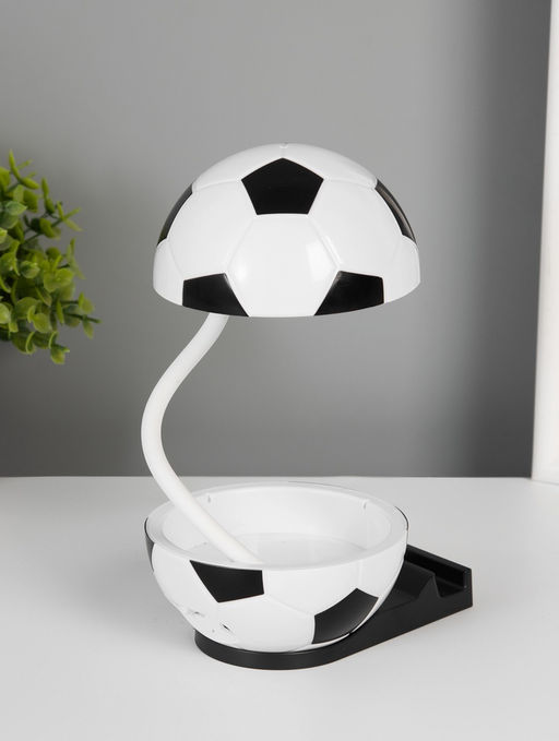 Ночник подставка под телефон "Футбольный мяч" 4хLED 3Вт 5V USB АКБ 2 режима 9,5х12,5х10 см   1091621