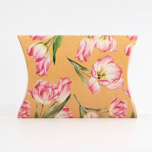 Цена за 5 шт. Коробка подарочная складная фигурная, упаковка, Цветы, 11?8?2 см