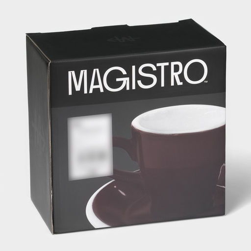 Кофейная пара фарфоровая Magistro Coffee time, 2 предмета: чашка 180 мл, блюдце d=14,5 см, цвет коричневый  фото 9