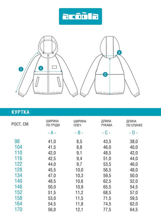 20130700001, Куртка детская для мальчиков Barium2 цветной - Acoola фото 2