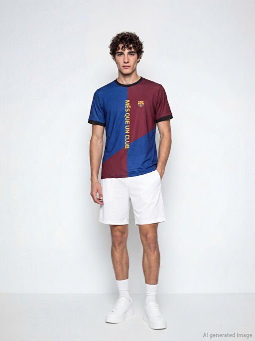 Barcelona Bask?l? Erkek Spor Ti??rt