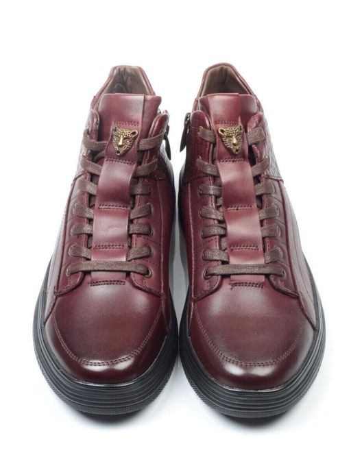 01-550A-4 Ботинки демисезонные мужские (натуральная кожа, байка) - Фабричный китай фото 5