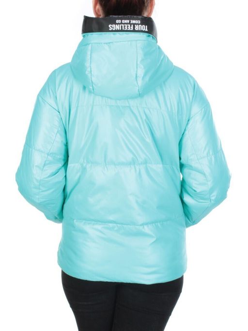 8278 TURQUOISE Куртка демисезонная женская BAOFANI (100 гр. синтепон) - Fashion фото 5