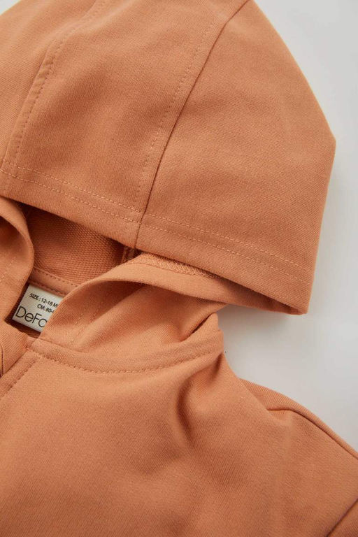 Кардиган с капюшоном для маленьких девочек - Defacto фото 2