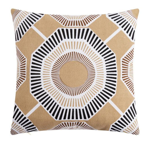 Наволочка декоративная 40х40 см, Circle beige, 100% хлопок - Этель фото 5