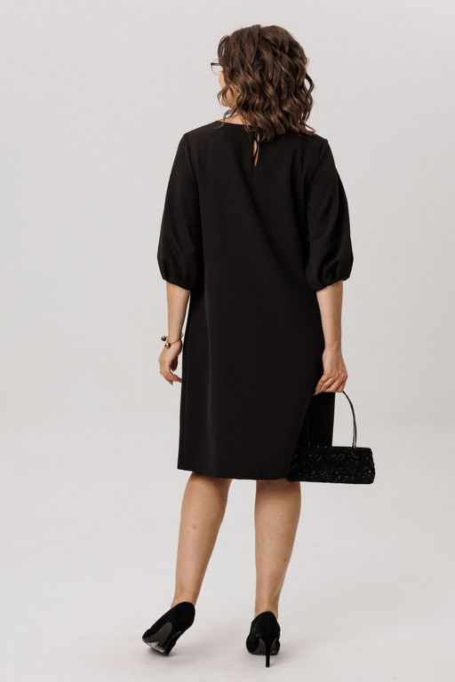 Платье ANELLI 1792 лепесток черной мальвы  фото 5