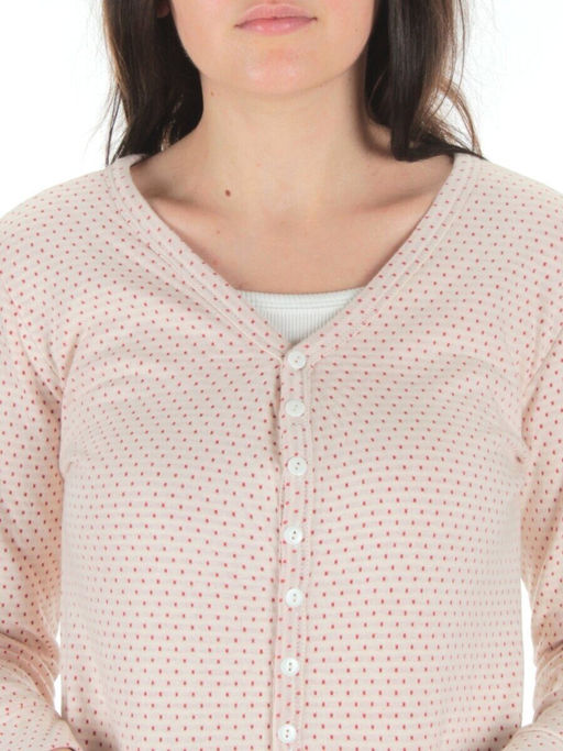 TA013 PINK Кардиган женский (100% хлопок)
