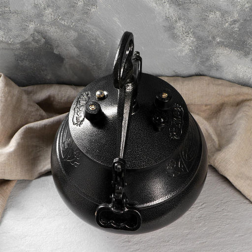 Казан (скороварка) 15,0 л Афганский, черный с боковыми ручками (Н110)